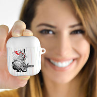 Japan Rugby National Heritage Custom AirPods Case Traditional Sashiko Inspired
