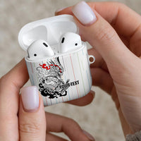 Japan Rugby National Heritage Custom AirPods Case Traditional Sashiko Inspired