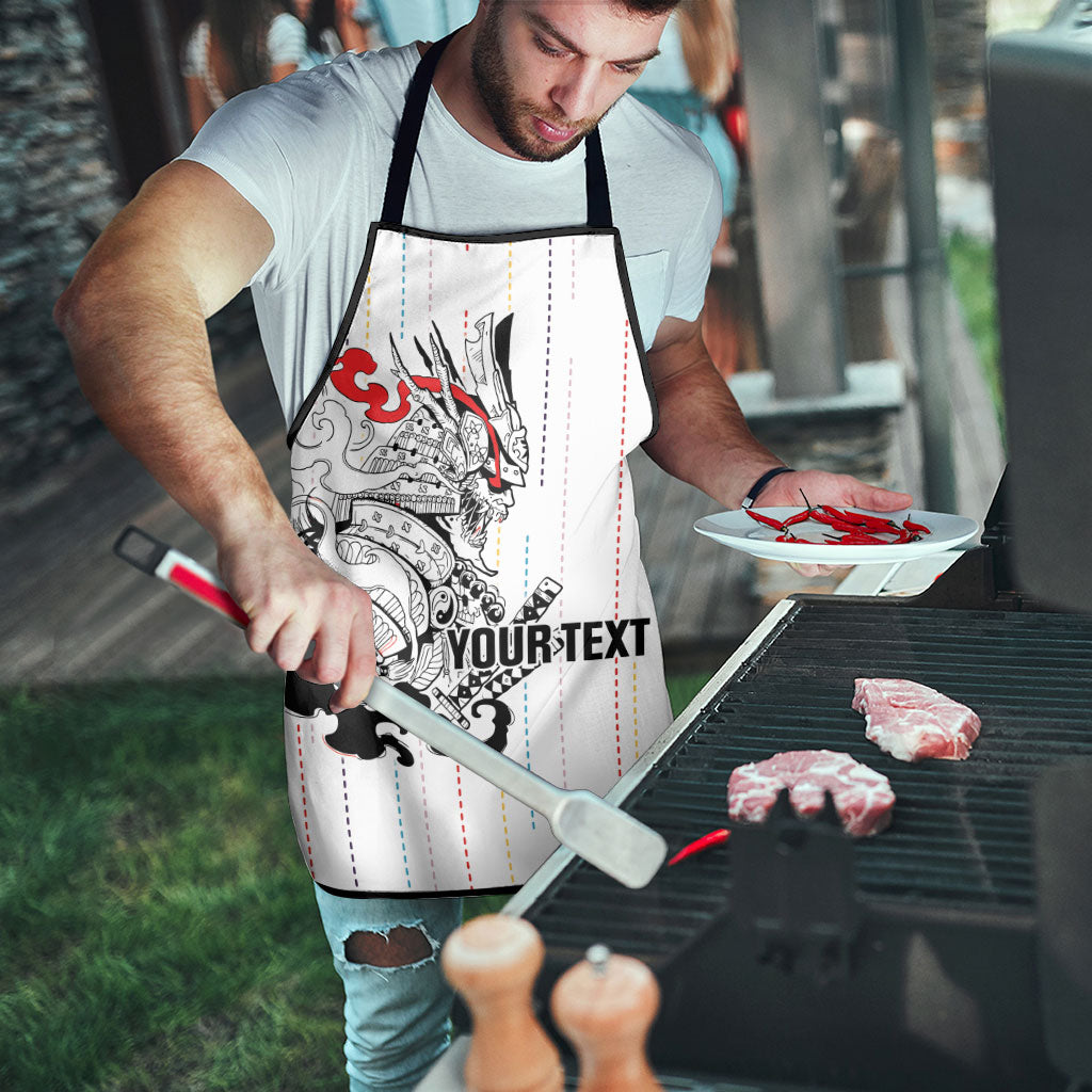 Japan Rugby National Heritage Custom Apron Traditional Sashiko Inspired