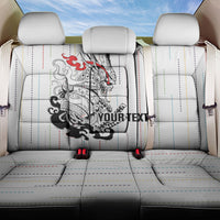 Japan Rugby National Heritage Custom Back Car Seat Cover Traditional Sashiko Inspired