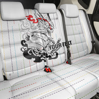 Japan Rugby National Heritage Custom Back Car Seat Cover Traditional Sashiko Inspired