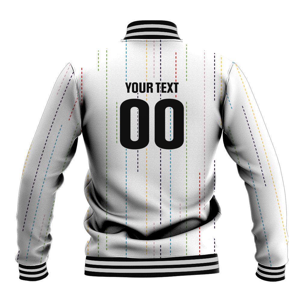 Japan Rugby National Heritage Custom Baseball Jacket Traditional Sashiko Inspired