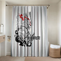 Japan Rugby National Heritage Custom Bathroom Set Traditional Sashiko Inspired