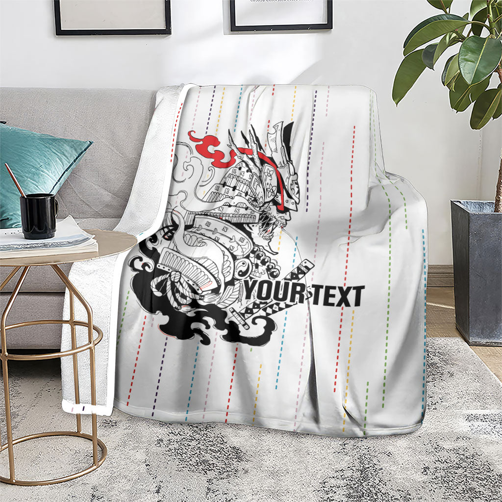 Japan Rugby National Heritage Custom Blanket Traditional Sashiko Inspired