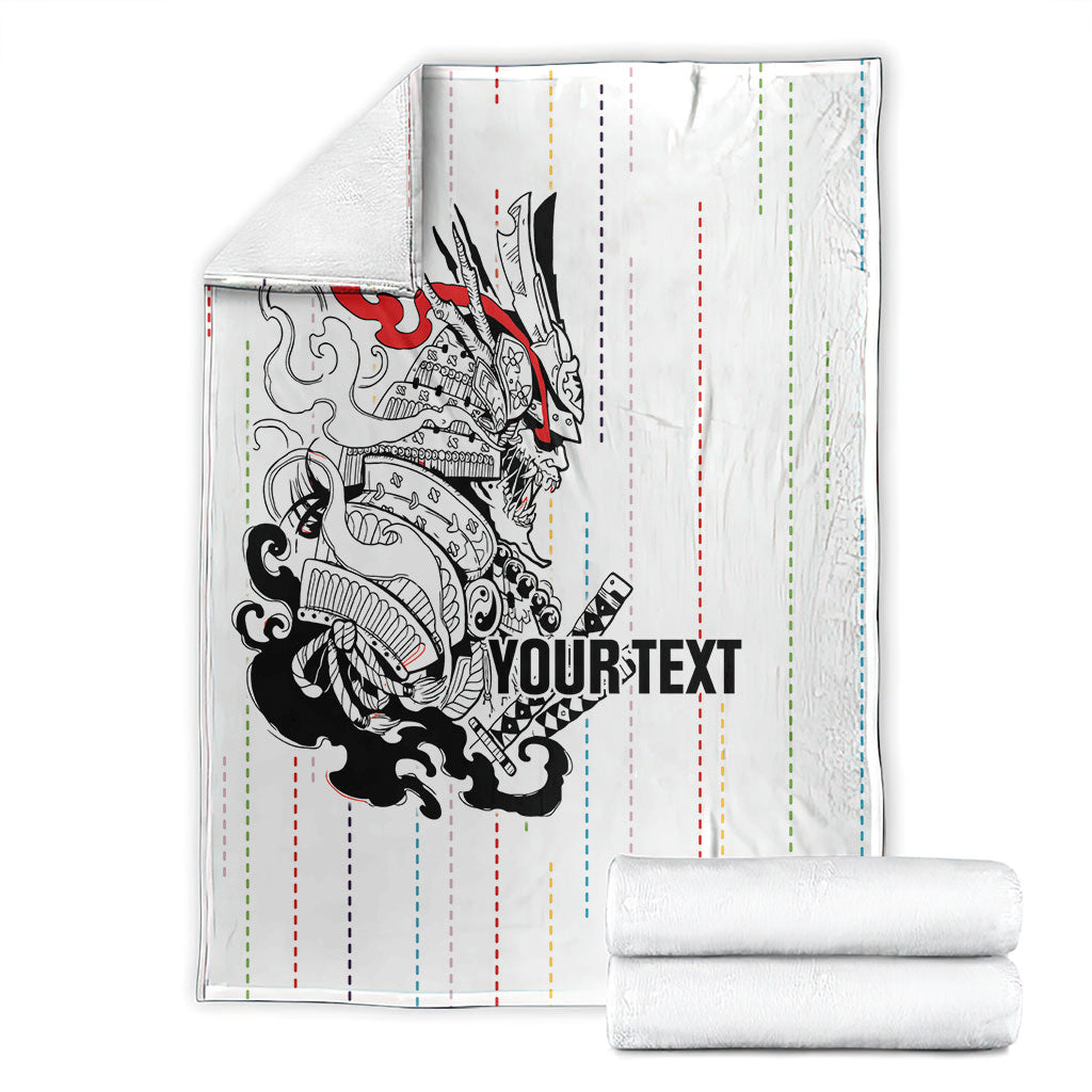Japan Rugby National Heritage Custom Blanket Traditional Sashiko Inspired