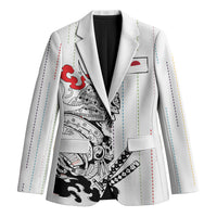 Japan Rugby National Heritage Custom Blazer Traditional Sashiko Inspired