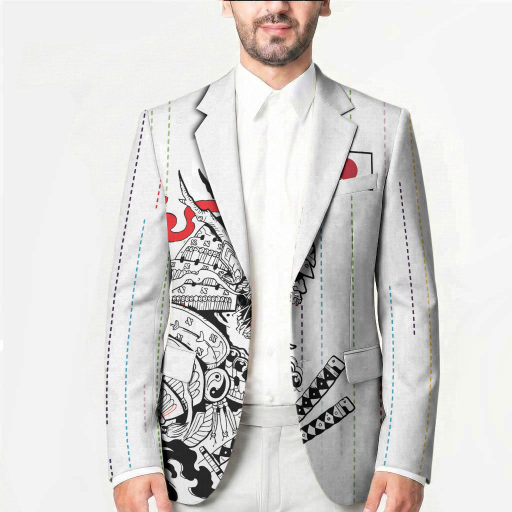 Japan Rugby National Heritage Custom Blazer Traditional Sashiko Inspired