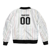 Japan Rugby National Heritage Custom Bomber Jacket Traditional Sashiko Inspired