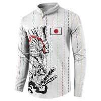 Japan Rugby National Heritage Custom Button Sweatshirt Traditional Sashiko Inspired