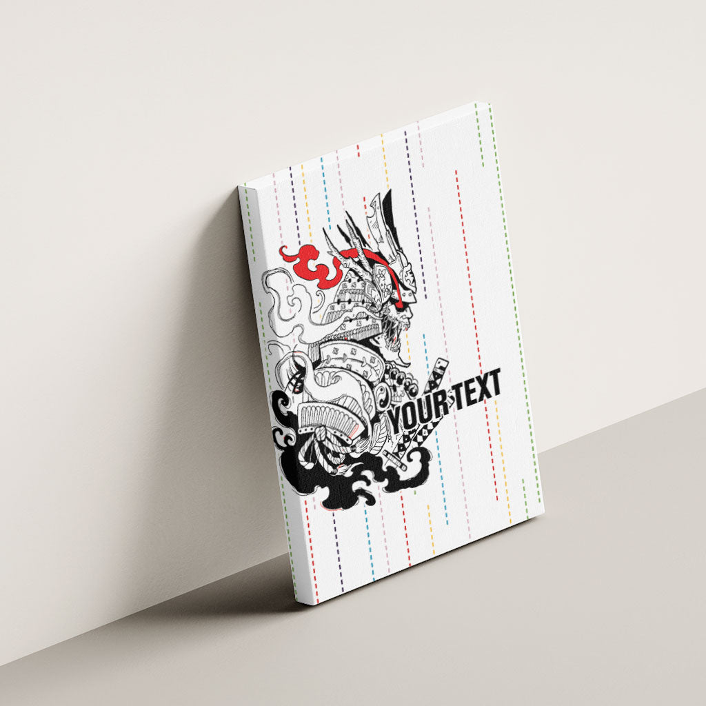 Japan Rugby National Heritage Custom Canvas Wall Art Traditional Sashiko Inspired