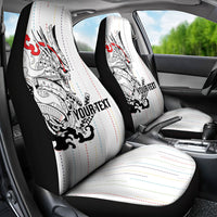 Japan Rugby National Heritage Custom Car Seat Cover Traditional Sashiko Inspired