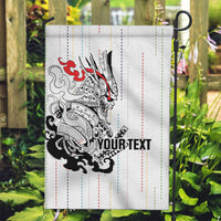 Japan Rugby National Heritage Custom Garden Flag Traditional Sashiko Inspired