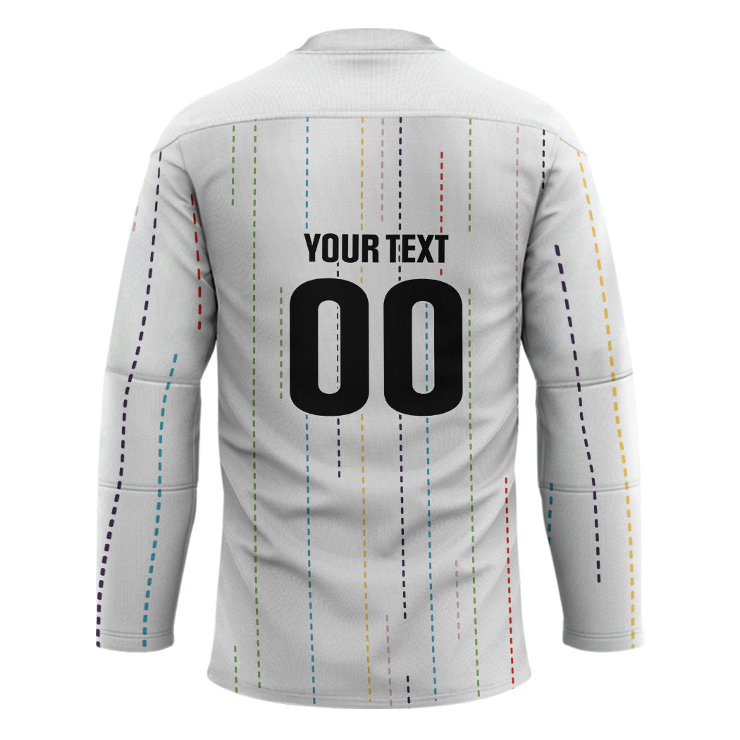 Japan Rugby National Heritage Custom Hockey Jersey Traditional Sashiko Inspired