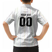 Japan Rugby National Heritage Custom Kid Hawaiian Shirt Traditional Sashiko Inspired
