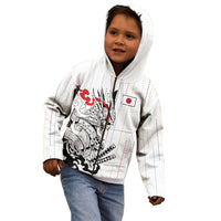 Japan Rugby National Heritage Custom Kid Hoodie Traditional Sashiko Inspired