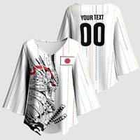 Japan Rugby National Heritage Custom Kimono Sleeve Blouse Traditional Sashiko Inspired