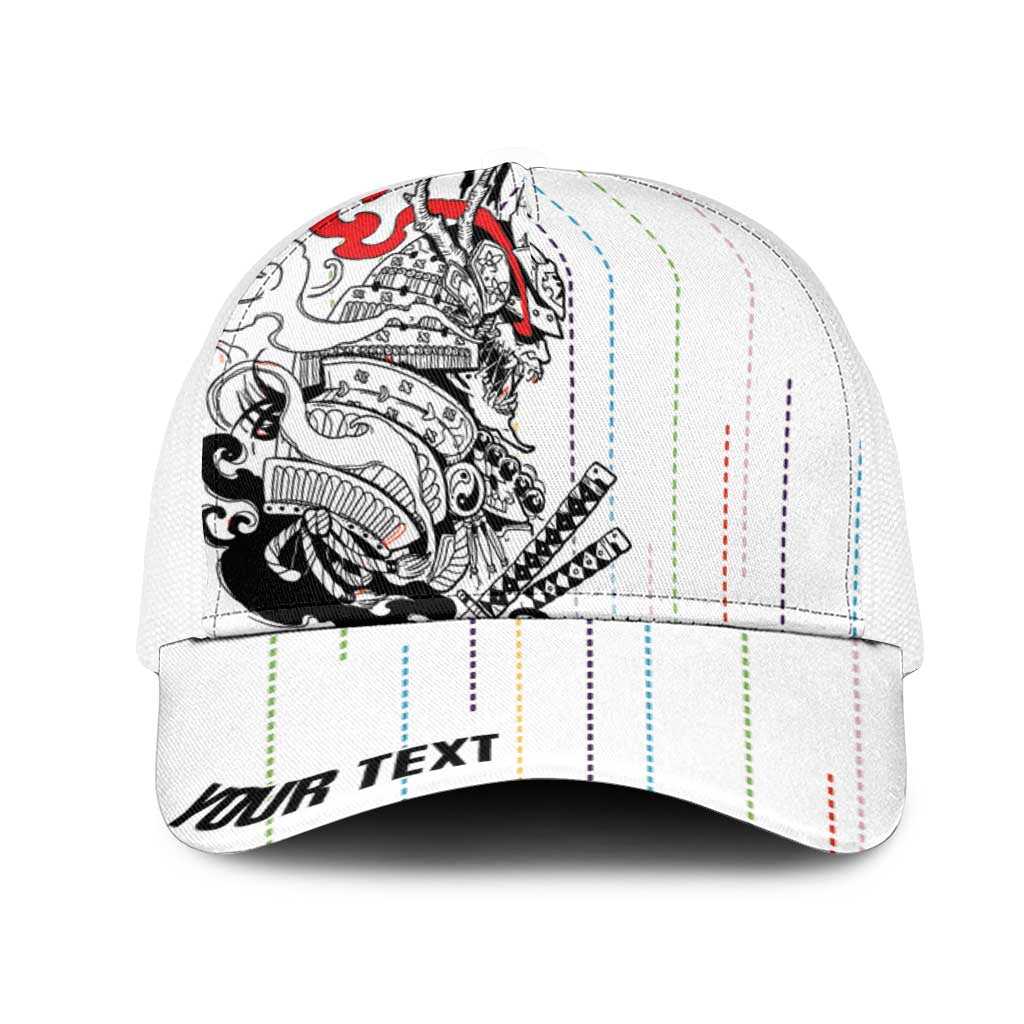 Japan Rugby National Heritage Personalized Mesh Trucker Cap Traditional Sashiko Inspired