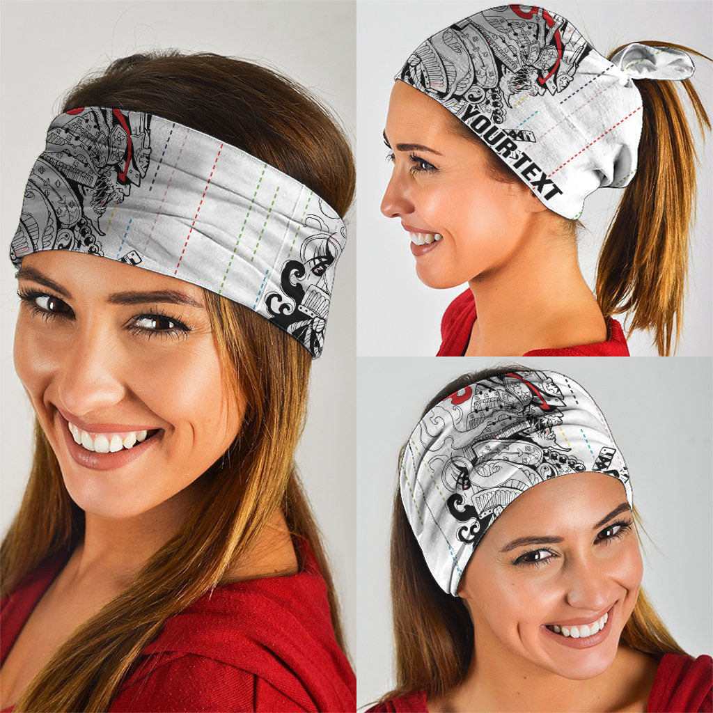 Japan Rugby National Heritage Custom Neck Gaiter Traditional Sashiko Inspired