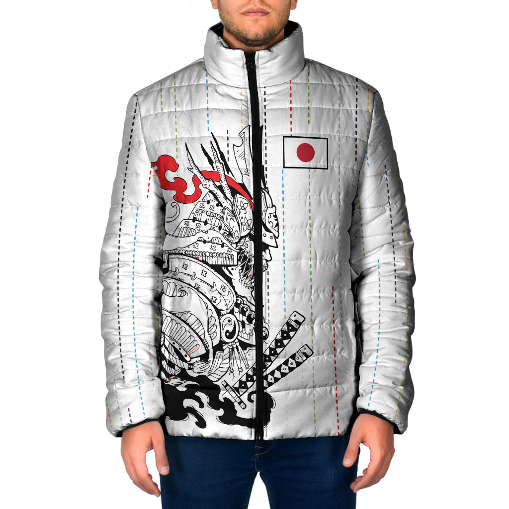 Japan Rugby National Heritage Custom Padded Jacket Traditional Sashiko Inspired