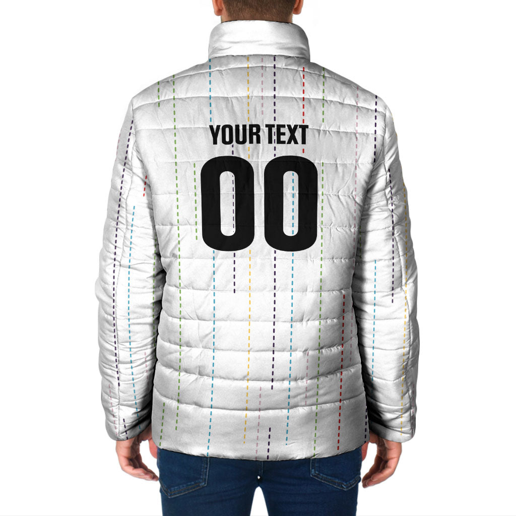 Japan Rugby National Heritage Custom Padded Jacket Traditional Sashiko Inspired