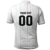 Japan Rugby National Heritage Custom Polo Shirt Traditional Sashiko Inspired