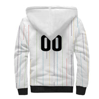 Japan Rugby National Heritage Custom Sherpa Hoodie Traditional Sashiko Inspired