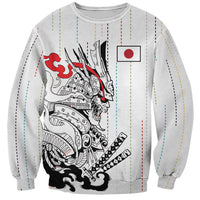 Japan Rugby National Heritage Custom Sweatshirt Traditional Sashiko Inspired