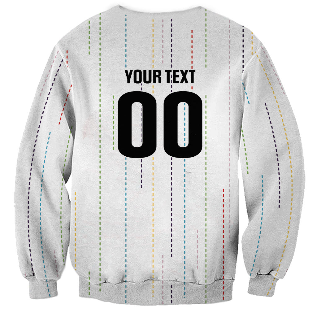 Japan Rugby National Heritage Custom Sweatshirt Traditional Sashiko Inspired