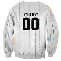 Japan Rugby National Heritage Custom Sweatshirt Traditional Sashiko Inspired