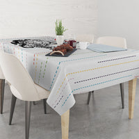 Japan Rugby National Heritage Custom Tablecloth Traditional Sashiko Inspired