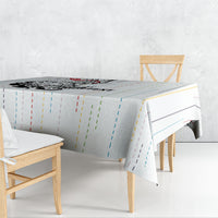Japan Rugby National Heritage Custom Tablecloth Traditional Sashiko Inspired
