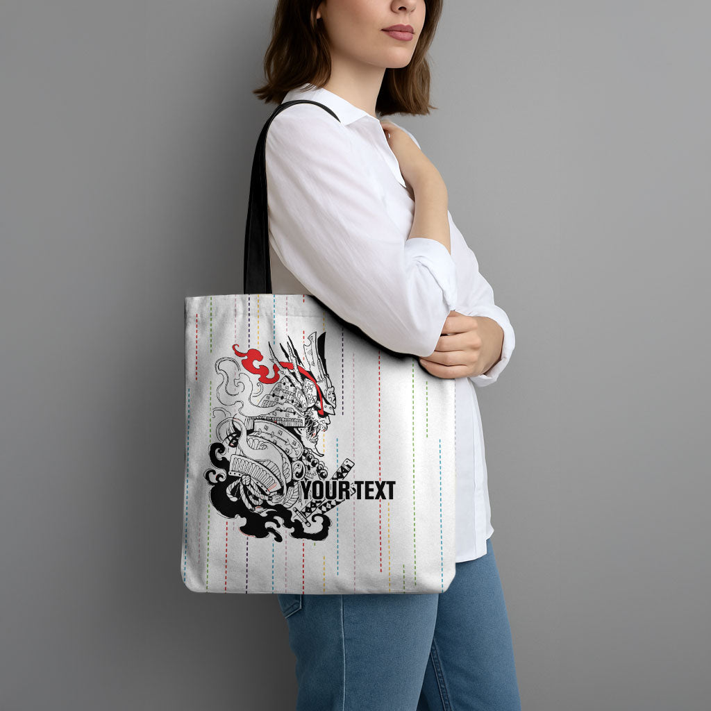 Japan Rugby National Heritage Custom Tote Bag Traditional Sashiko Inspired