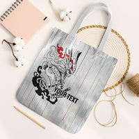 Japan Rugby National Heritage Custom Tote Bag Traditional Sashiko Inspired