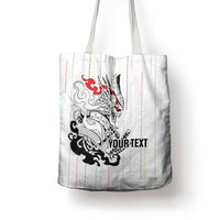 Japan Rugby National Heritage Custom Tote Bag Traditional Sashiko Inspired