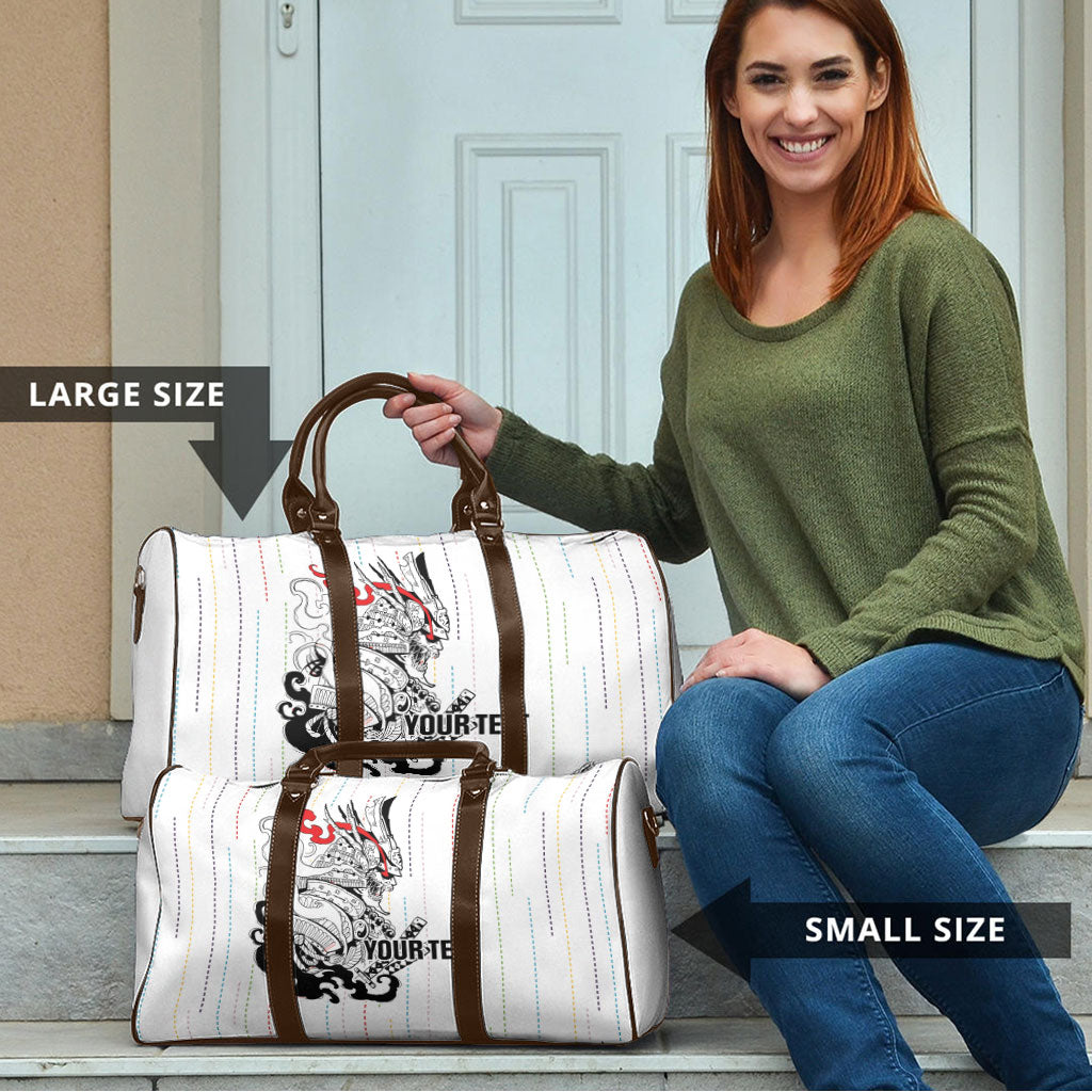 Japan Rugby National Heritage Custom Travel Bag Traditional Sashiko Inspired