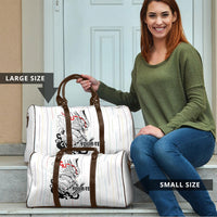 Japan Rugby National Heritage Custom Travel Bag Traditional Sashiko Inspired