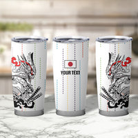 Japan Rugby National Heritage Custom Tumbler Cup Traditional Sashiko Inspired