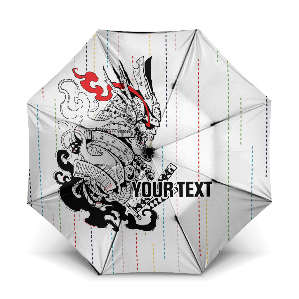 Japan Rugby National Heritage Custom Umbrella Traditional Sashiko Inspired