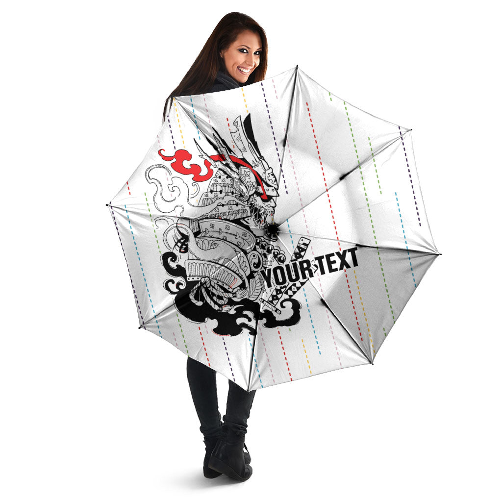 Japan Rugby National Heritage Custom Umbrella Traditional Sashiko Inspired