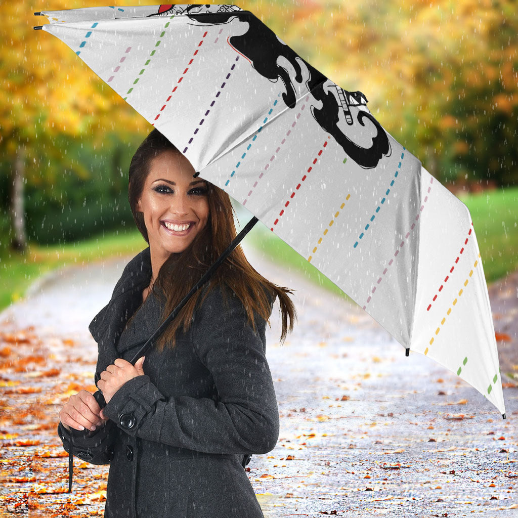 Japan Rugby National Heritage Custom Umbrella Traditional Sashiko Inspired