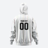 Japan Rugby National Heritage Custom Zip Hoodie Traditional Sashiko Inspired