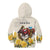 Melbourne Horse Racing Personalised Kid Hoodie Australian Horse With Yellow Roses - Wonder Print Shop