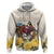 Melbourne Horse Racing Personalised Zip Hoodie Australian Horse With Yellow Roses - Wonder Print Shop
