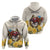 Melbourne Horse Racing Personalised Zip Hoodie Australian Horse With Yellow Roses - Wonder Print Shop