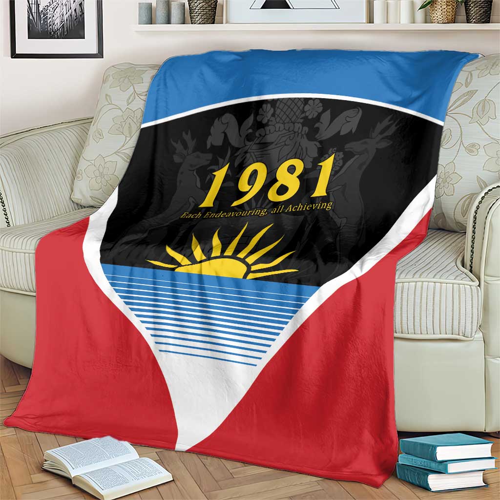 Antigua and Barbuda 1981 Blanket Each Endeavouring All Achieving