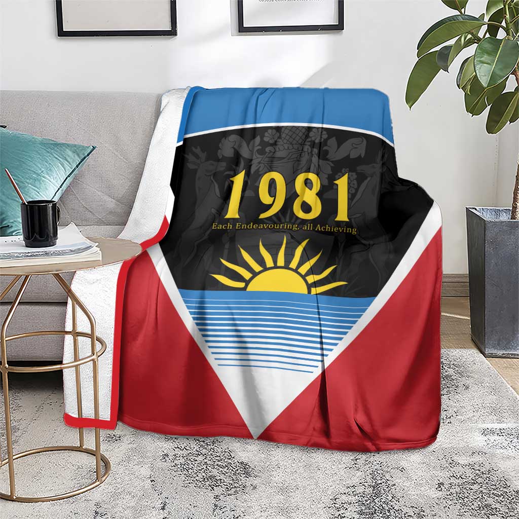 Antigua and Barbuda 1981 Blanket Each Endeavouring All Achieving