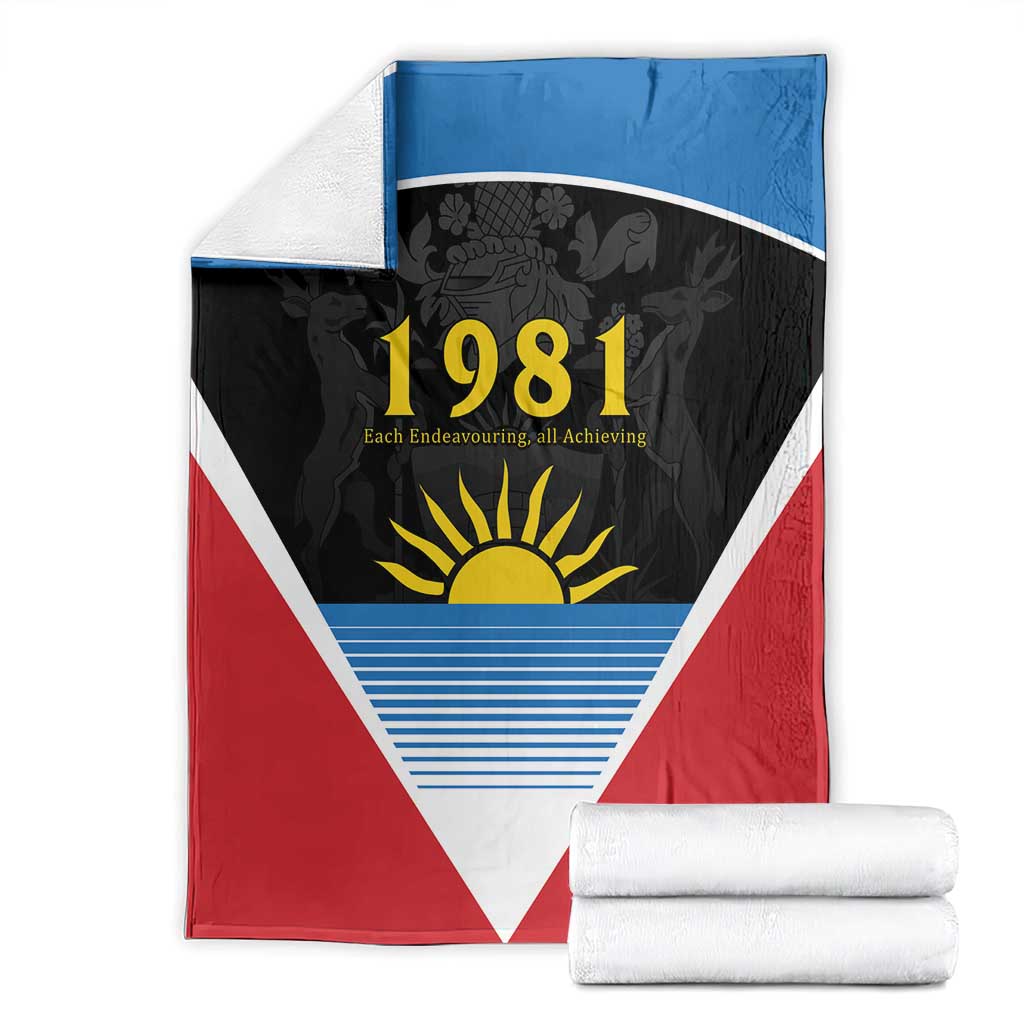 Antigua and Barbuda 1981 Blanket Each Endeavouring All Achieving