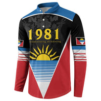 Antigua and Barbuda 1981 Button Sweatshirt Each Endeavouring All Achieving LT9 - Wonder Print Shop