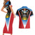 Antigua and Barbuda 1981 Couples Matching Short Sleeve Bodycon Dress and Hawaiian Shirt Each Endeavouring All Achieving LT9 - Wonder Print Shop