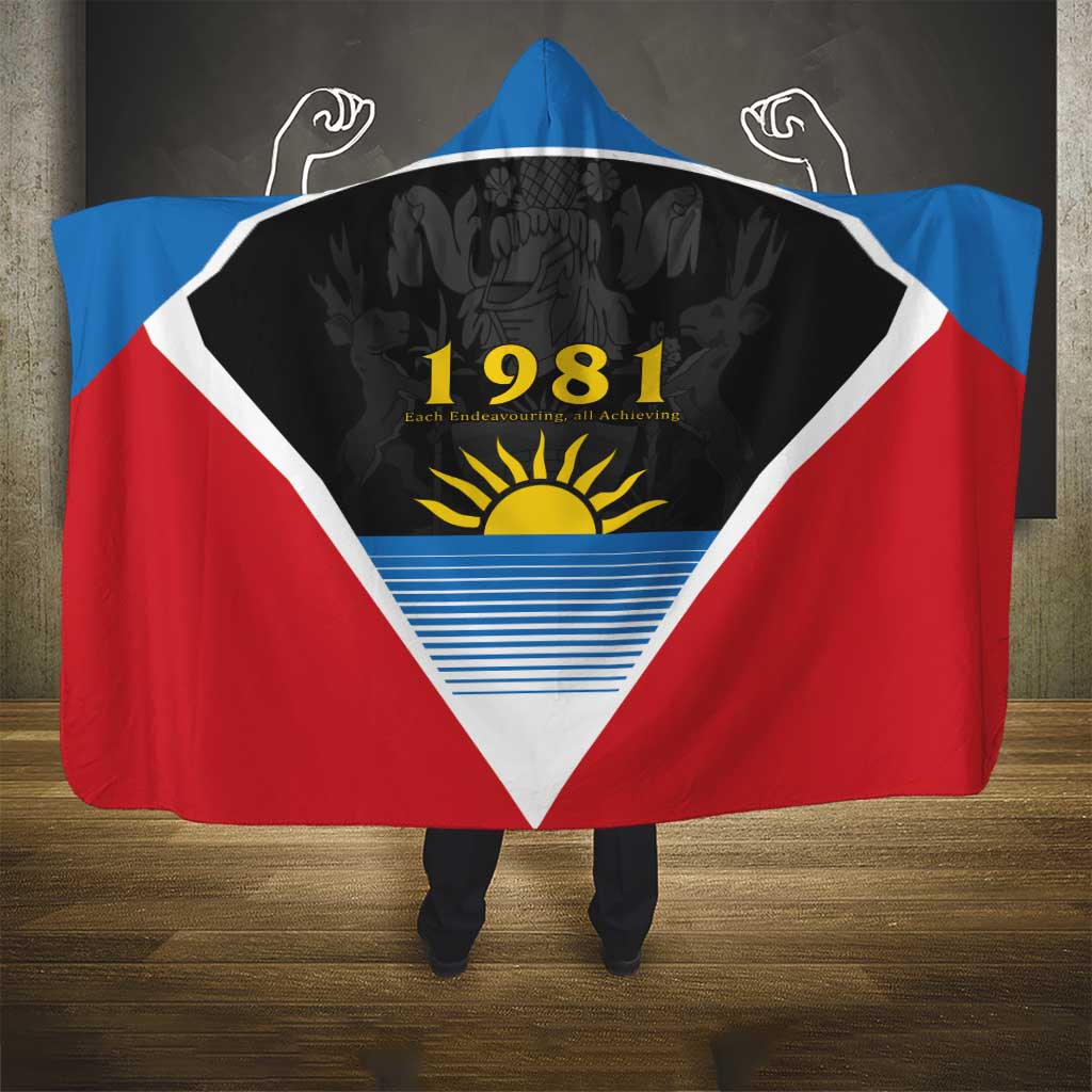 Antigua and Barbuda 1981 Hooded Blanket Each Endeavouring All Achieving